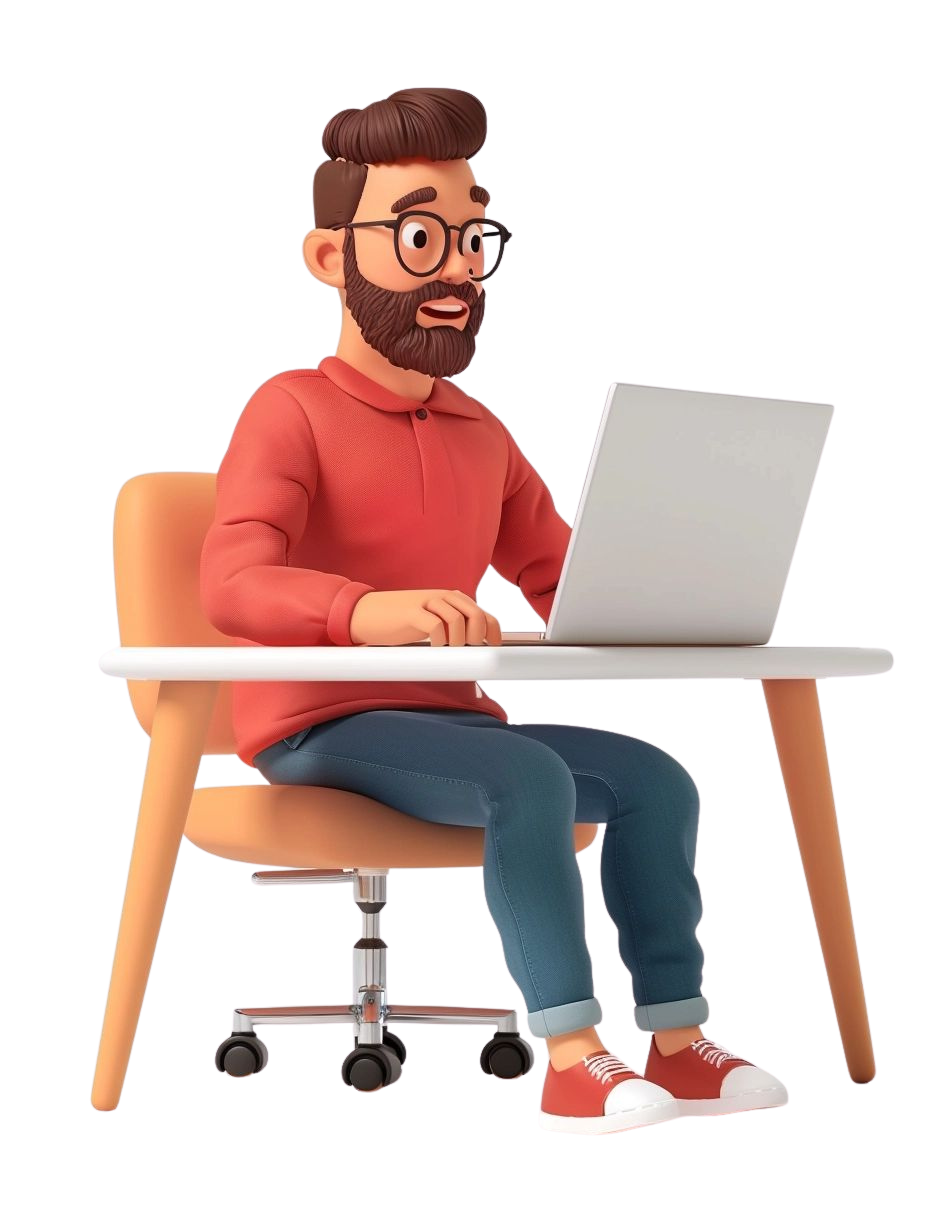 Un formateur suit la progression de ses apprenants sur son ordinateur